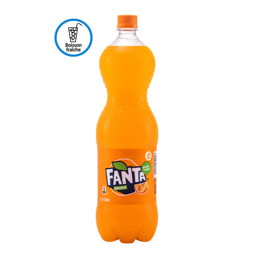 Fanta orange soda 1.5l