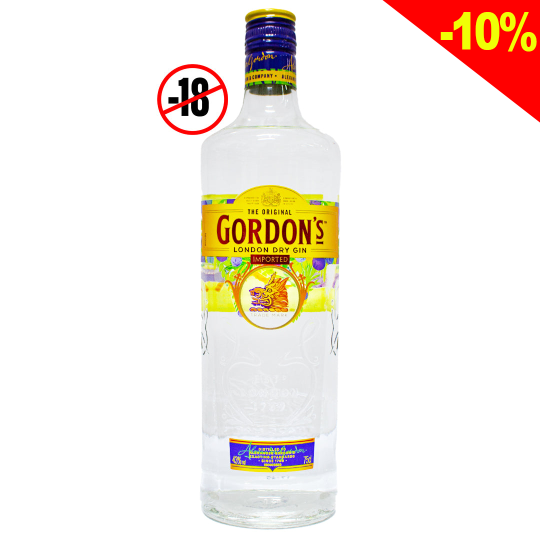 Gordon's London dry gin 43% 750ml