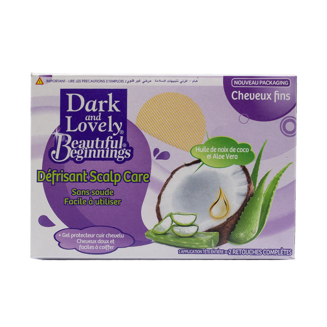 Dark and Lovely relaxer scalp treatment with coconut oil without lye 427ml