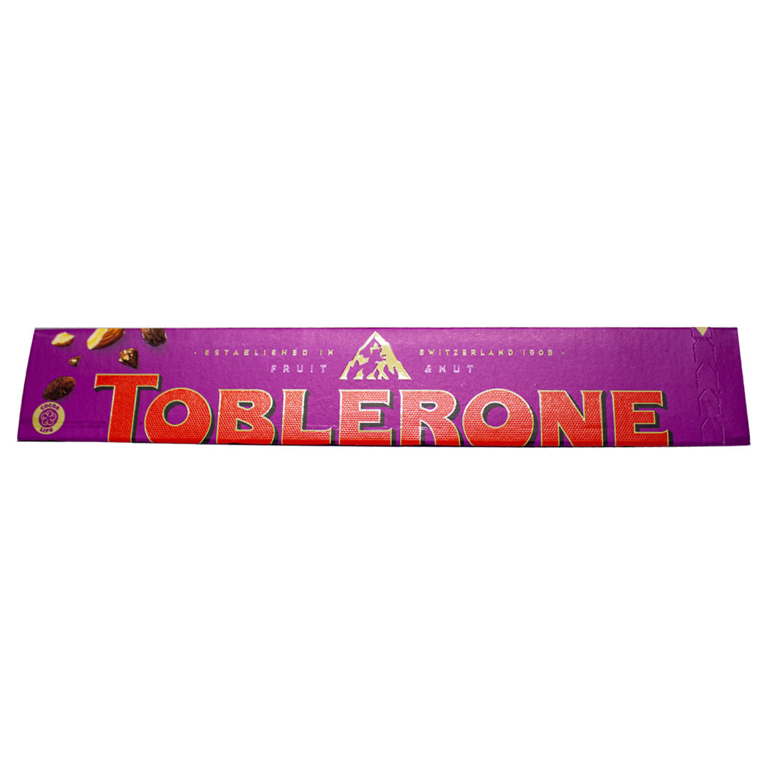 Toblerone dark chocolate with nuts and fruit 100g