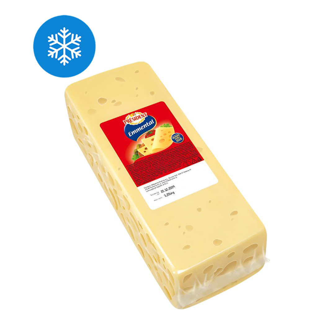 President delicious cheese with emmental 1kg