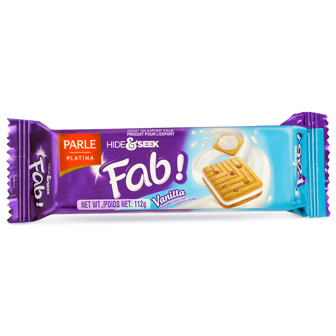 Parle Fab vanilla biscuits 112g