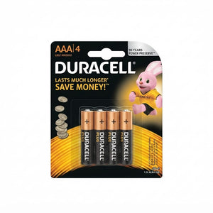 Duracell AAA batteries, buttons 4 pieces