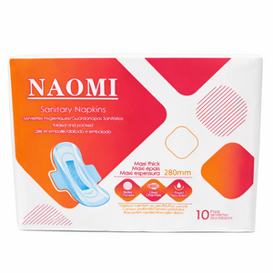 Naomi maxi sanitary pads 280mm 10 pieces