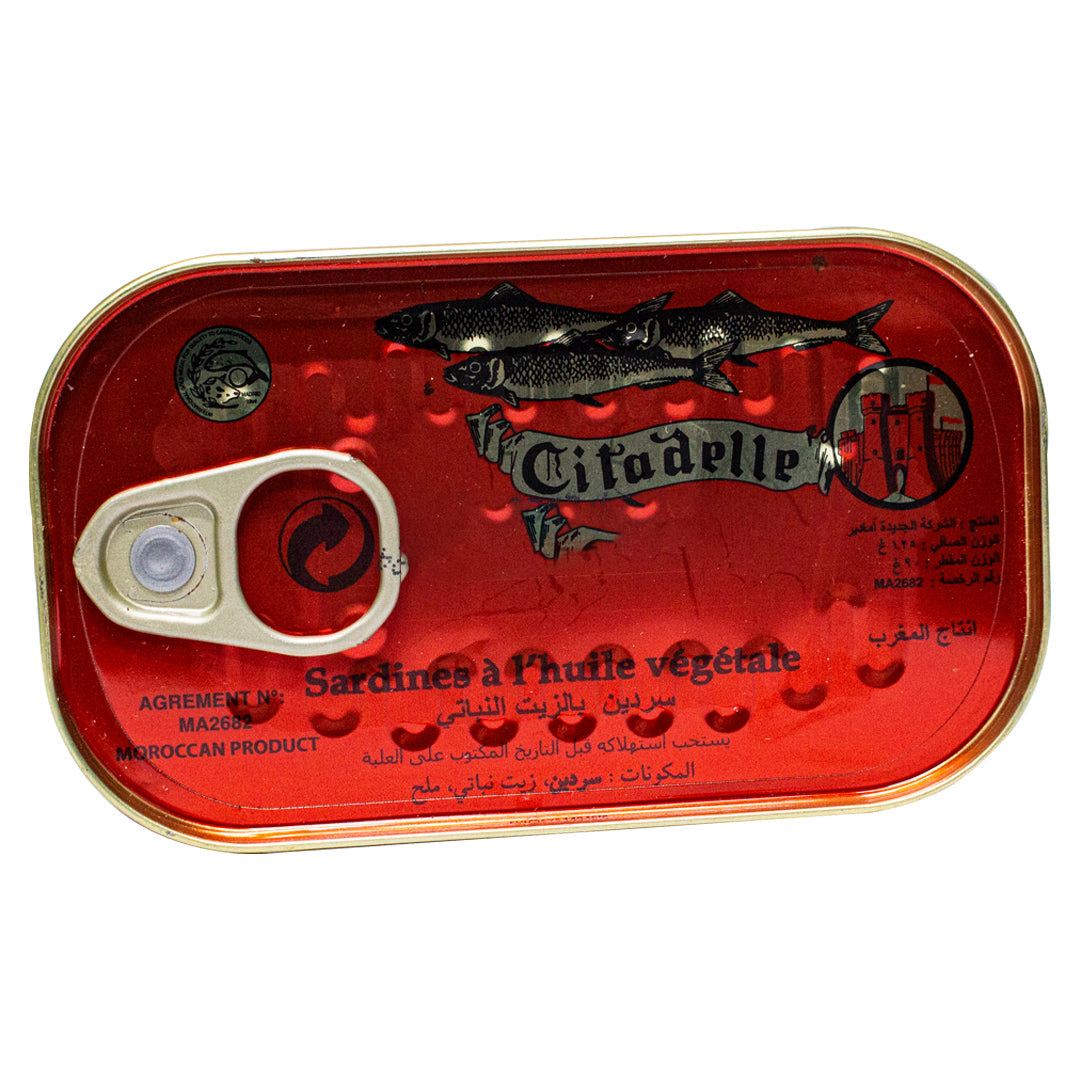 Citadelle sardines in vegetable oil 125g