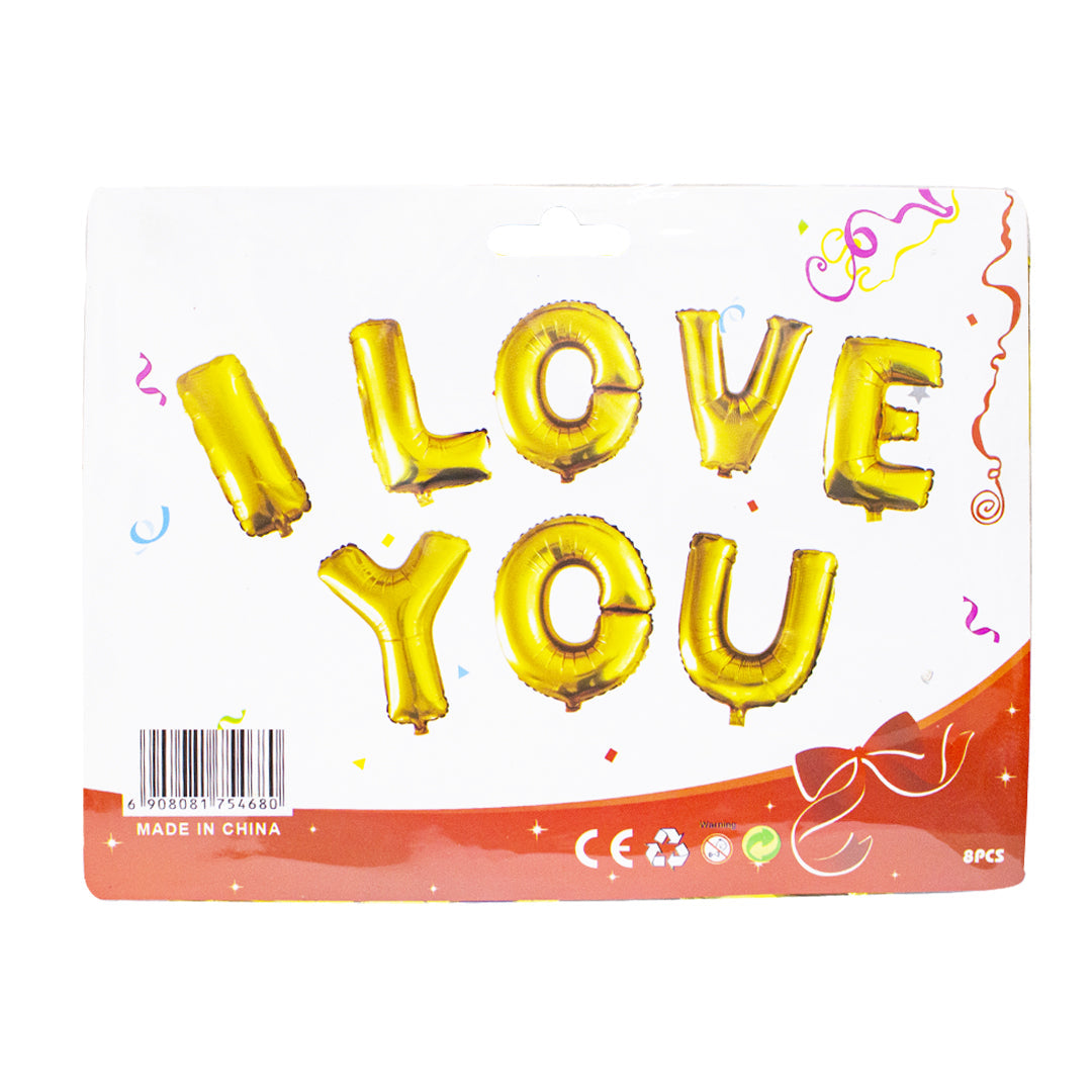 Xindi decorative balloons I love you 8 pieces