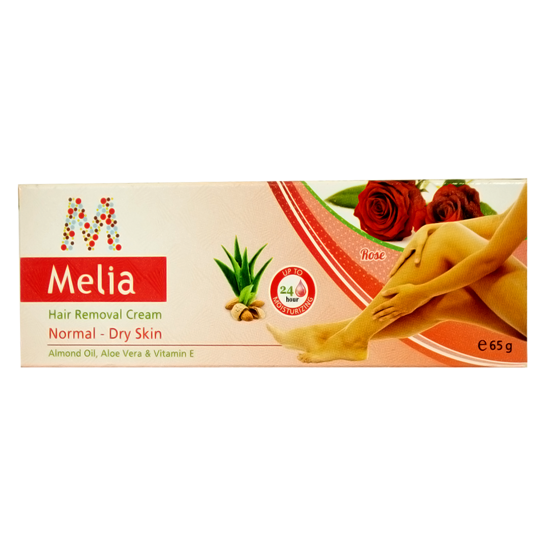 Melia depilatory cream for normal skin with rose 65g