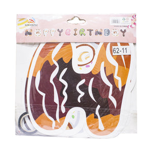 Decorative birthday banner