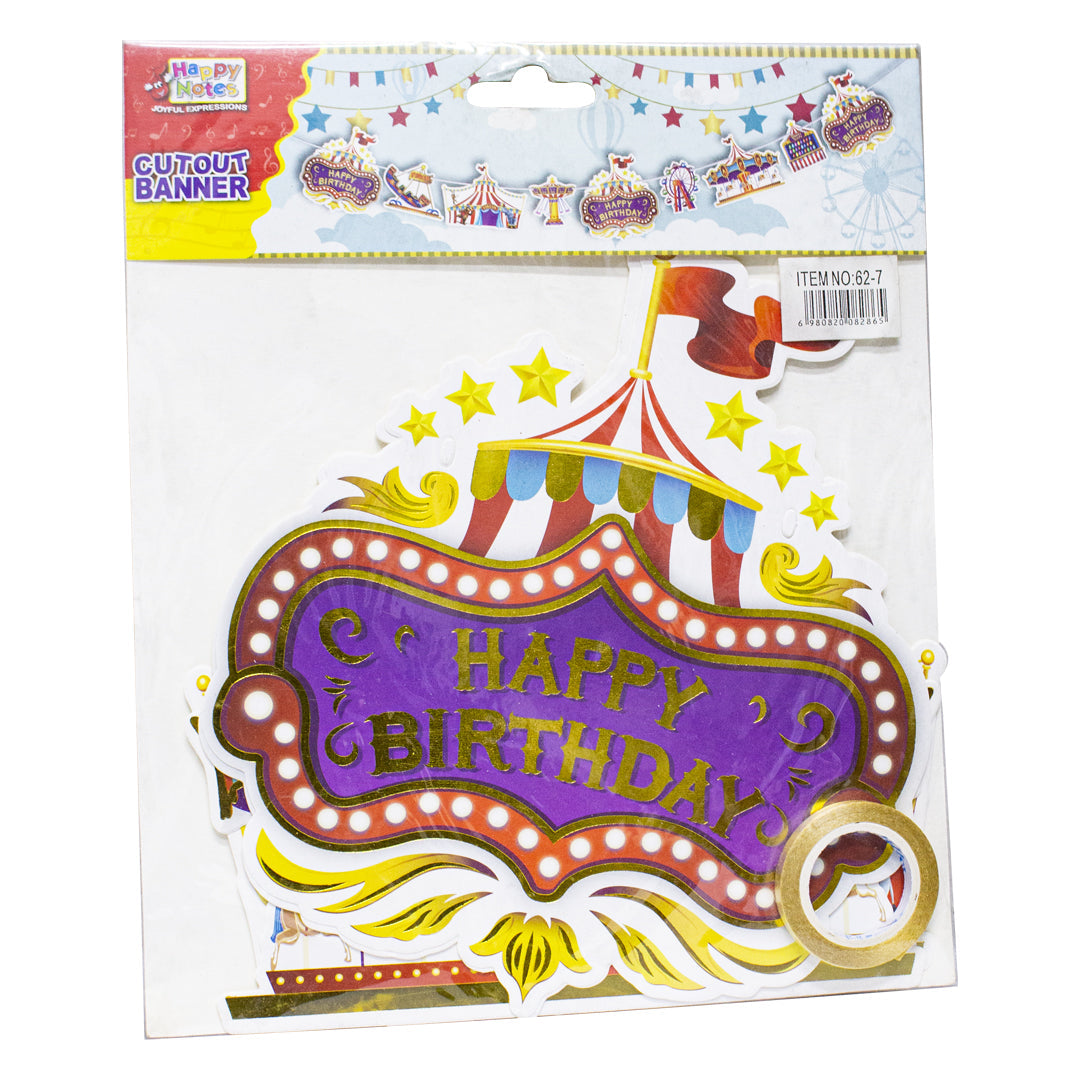 Happy birthday garland