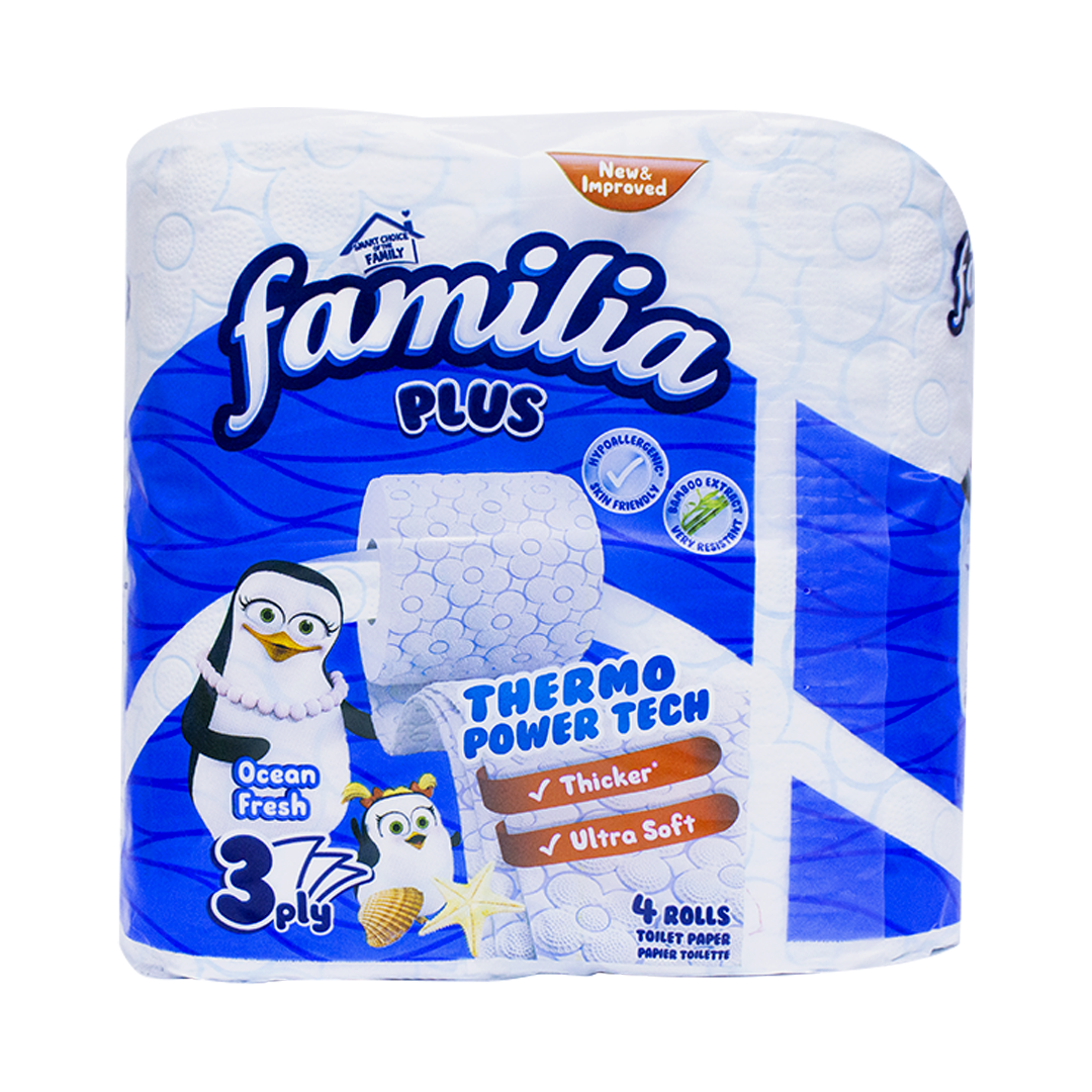 PH FAMILIA OCEAN FRESH 3PLY 4 ROLLS