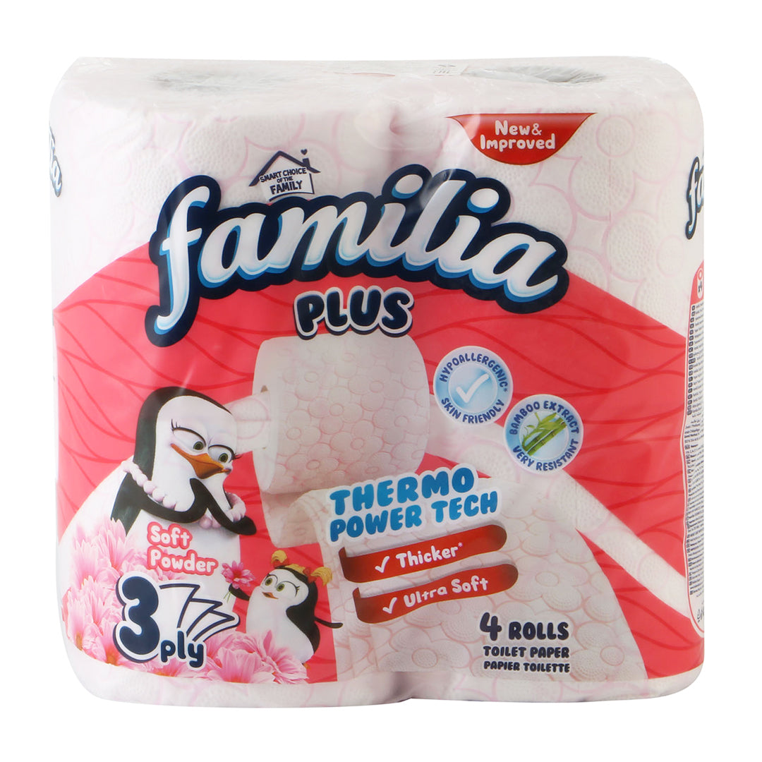 Familia plus ultra-soft 3-ply toilet paper 4 rolls