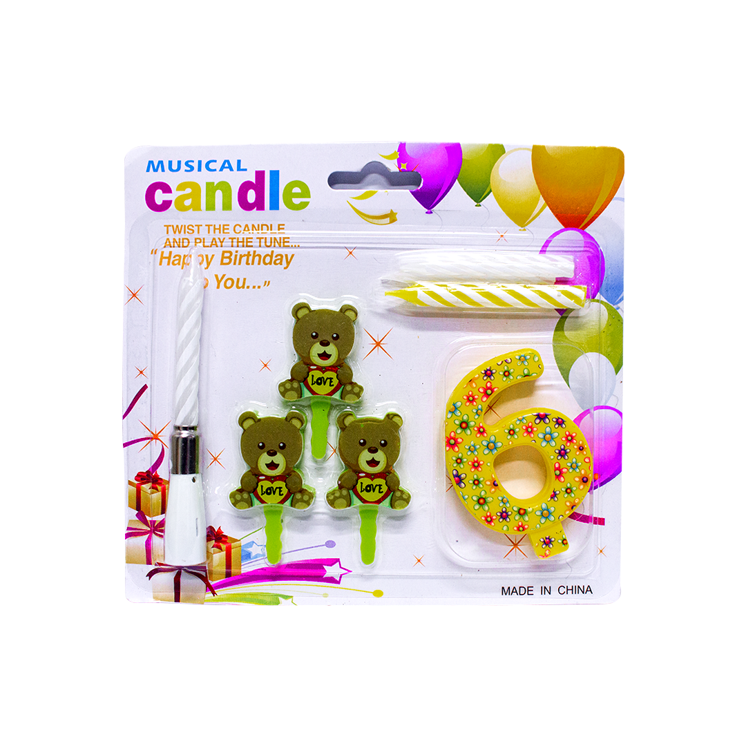 No Brand Musical Happy Birthday Candle No.BS00306/A38550549
