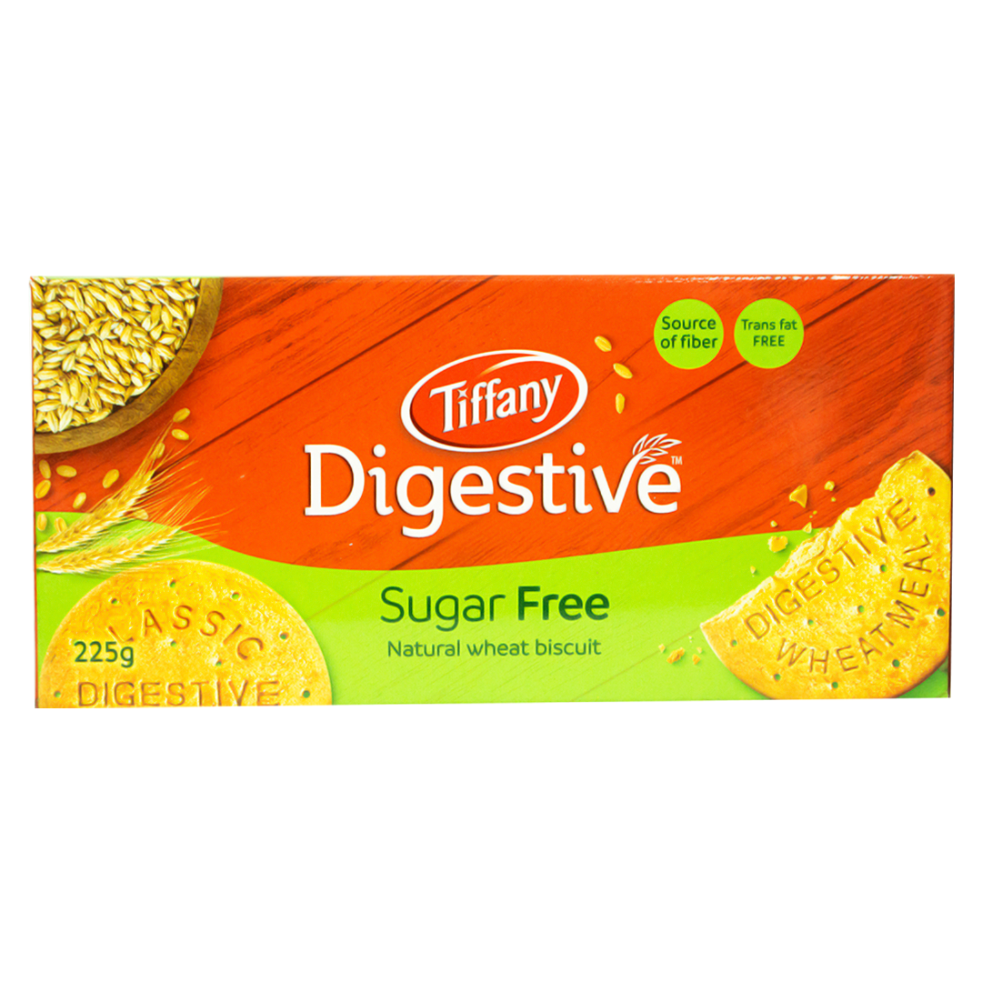 Tiffany sugar-free digestive biscuits 225g