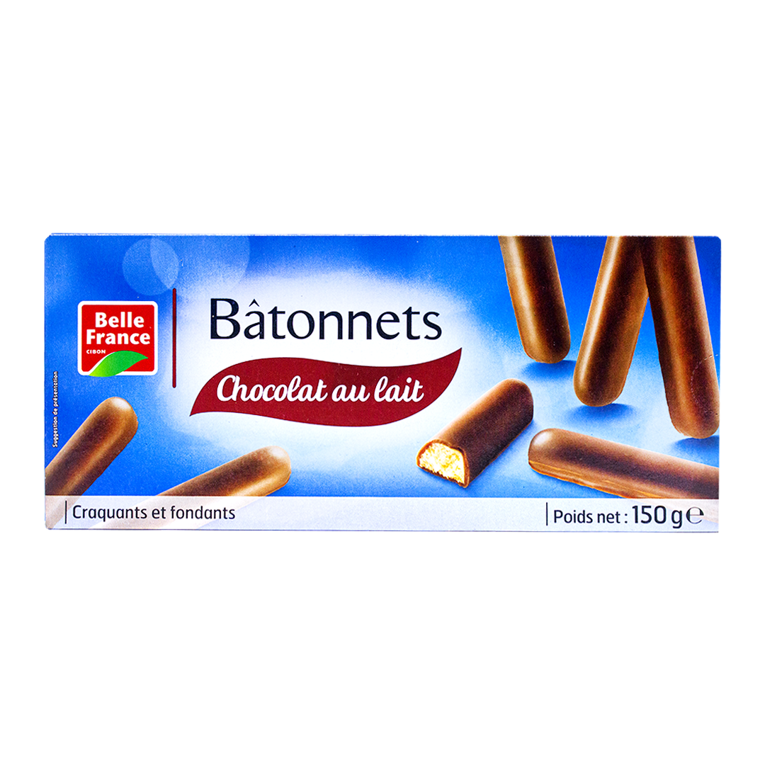 Belle France Biscuit Sticks Milk Chocolate 150g