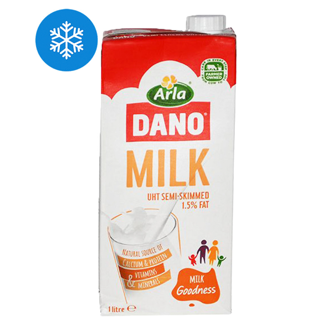 Arla dano semi-skimmed milk uht 1.5% 1 liter