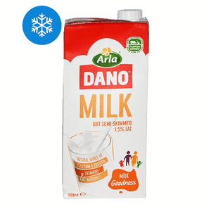 Arla dano semi-skimmed milk uht 1.5% 1 liter