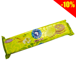 Africa's Choice banana flavored cream sandwich biscuits 200g