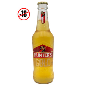 Hunter's gold beer real cider 4.5% 330ml