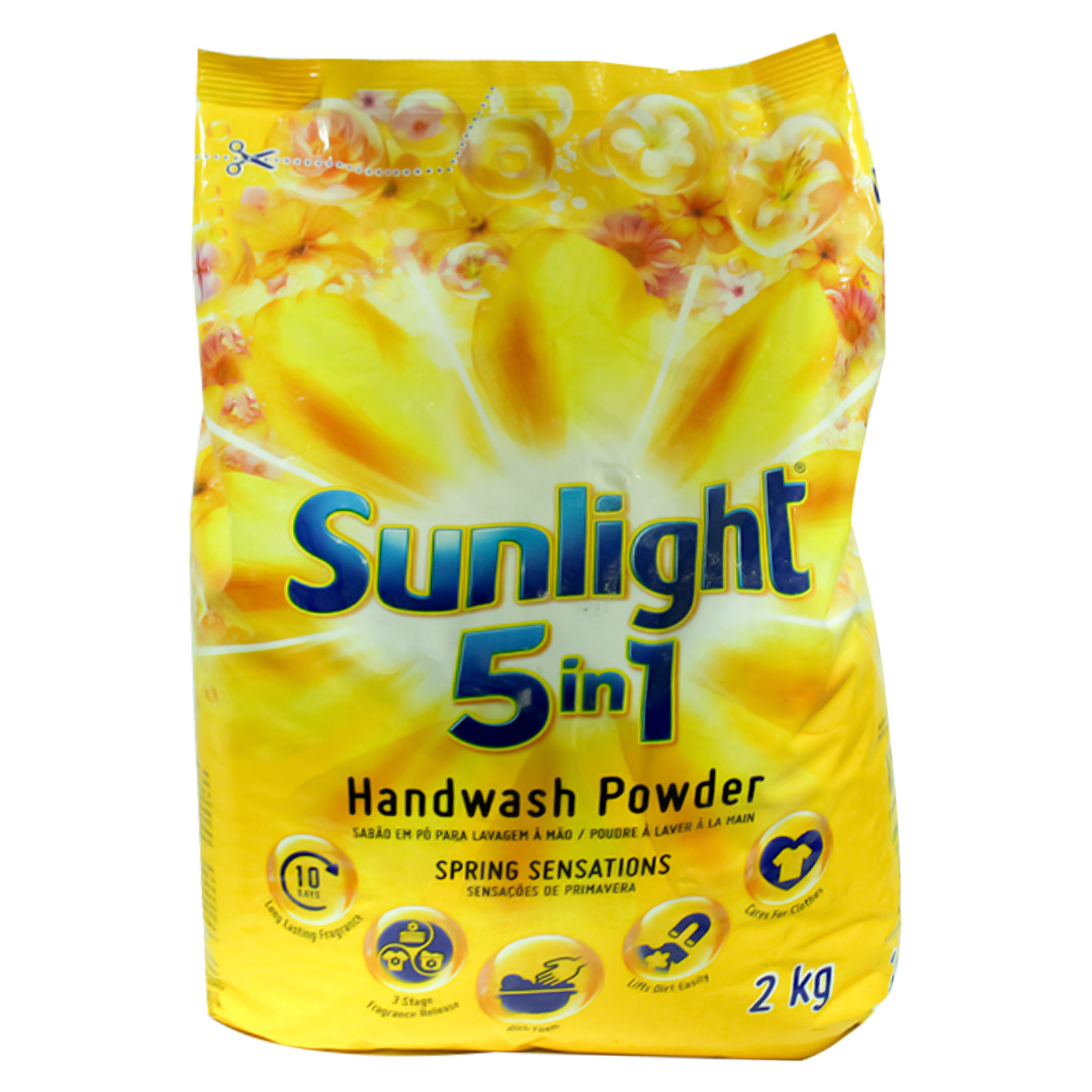 Sunlight Hand Wash Detergent 5 In 1 Spring Sensations 2kg