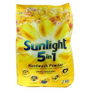 Sunlight Hand Wash Detergent 5 In 1 Spring Sensations 2kg