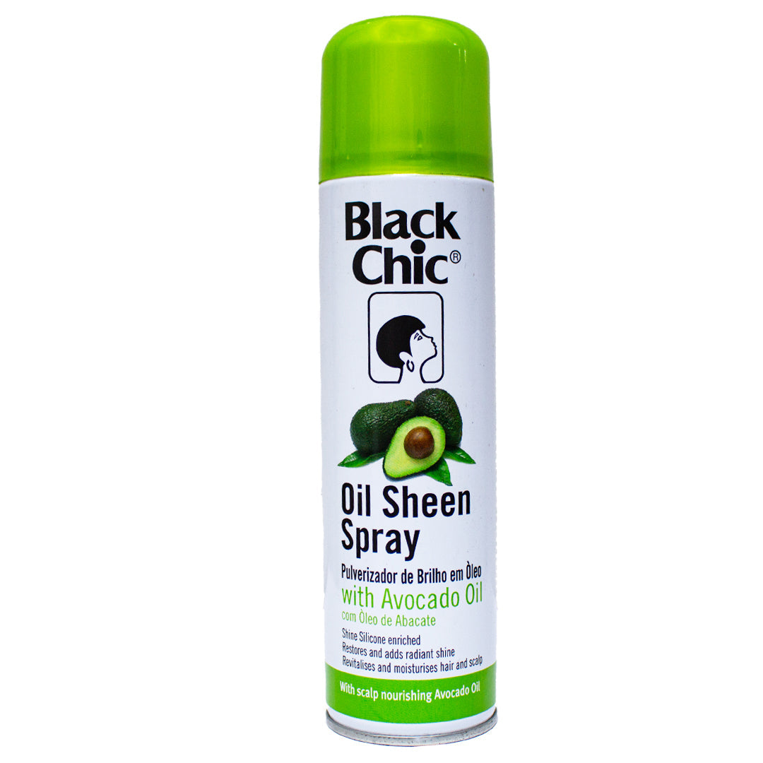 Black Chic shine spray with avocado oil for hair 275ml