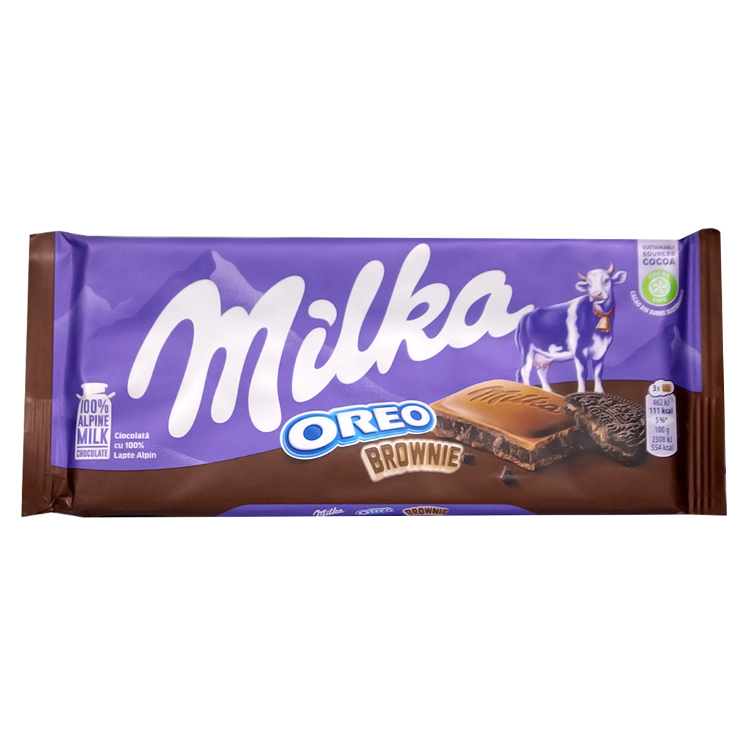 Milka Oreo brownie chocolate 100g