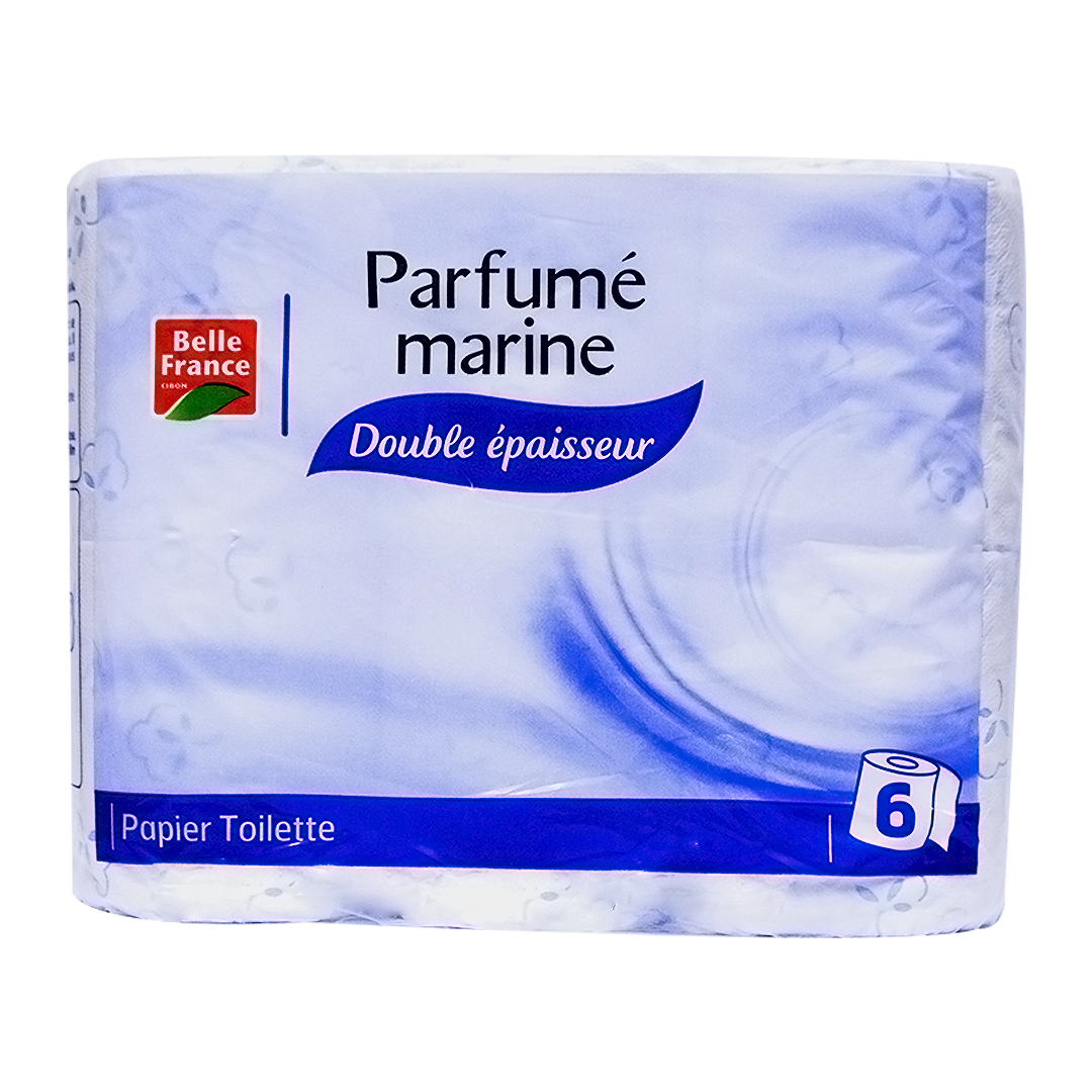 Belle France Marine Scented Double Layer Toilet Paper 6 Rolls