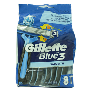 Gillette Razor Blue 3 Smooth 8pcs