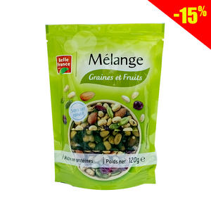 Belle France dried fruit seed and fruit mix 120g