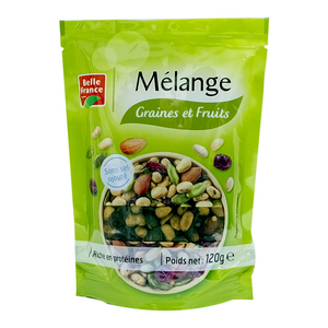 Belle France dried fruit seed and fruit mix 120g