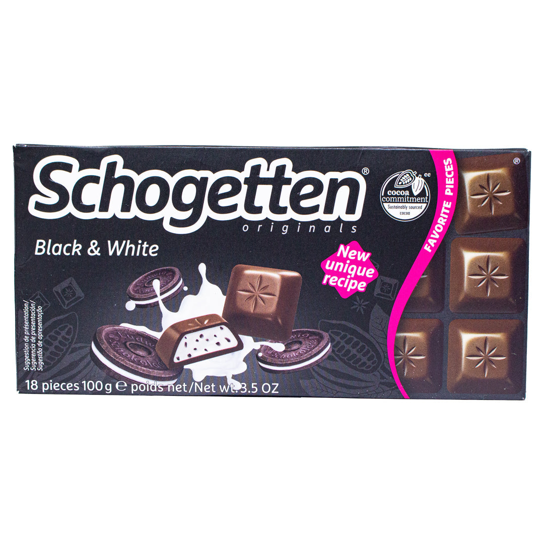Schogetten dark and white chocolate 18pcs 100g