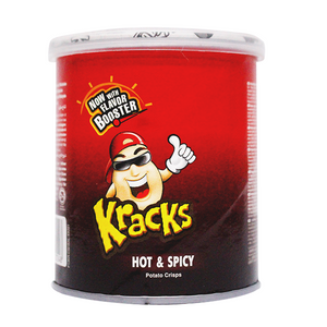 Kracks Hot & Spicy Potato Chips 45g