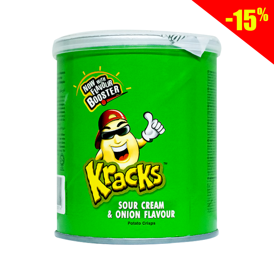 Kracks chips fresh cream and onion 45g