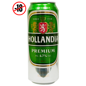 Hollandia premium beer 4.7% 330ml