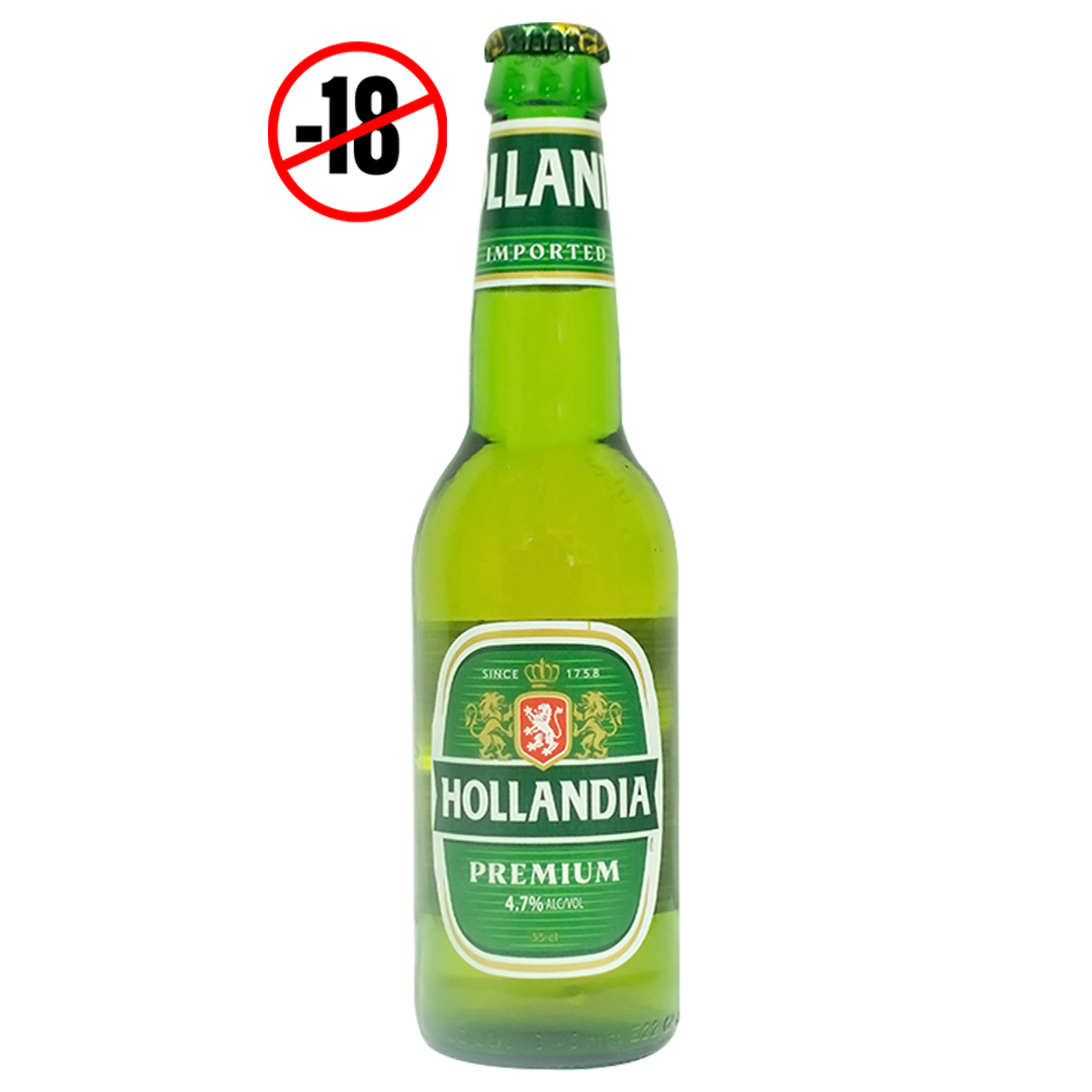 Hollandia premium beer 4.7% 330ml