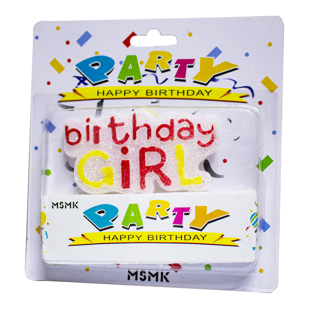 Party girls' birthday candles