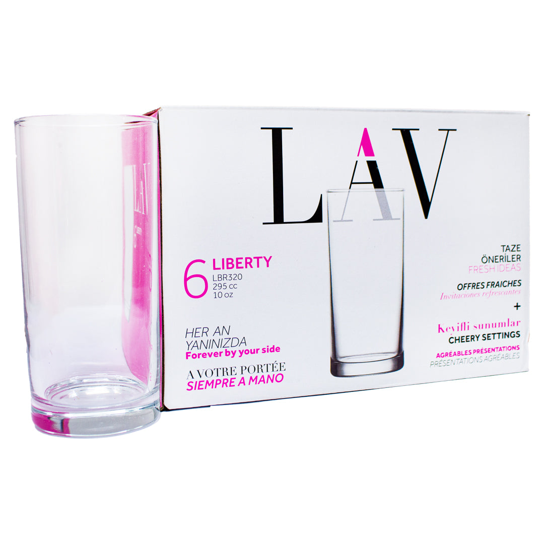 Lav Liberty fresh offers glassware 6pcs