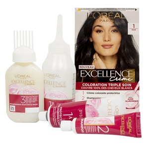 L'Oreal hair dye triple care excellence cream 1pc