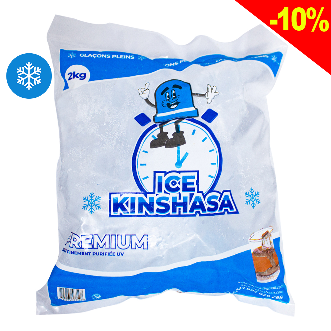 Ice Kinshasa ice cubes 2kg