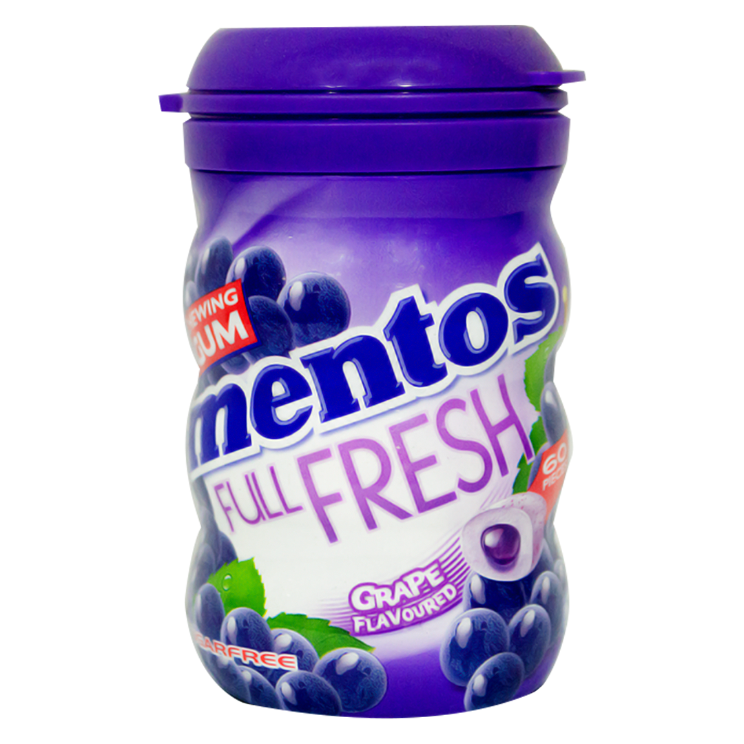 Mentos Pure Fresh grape chewing gum 105g