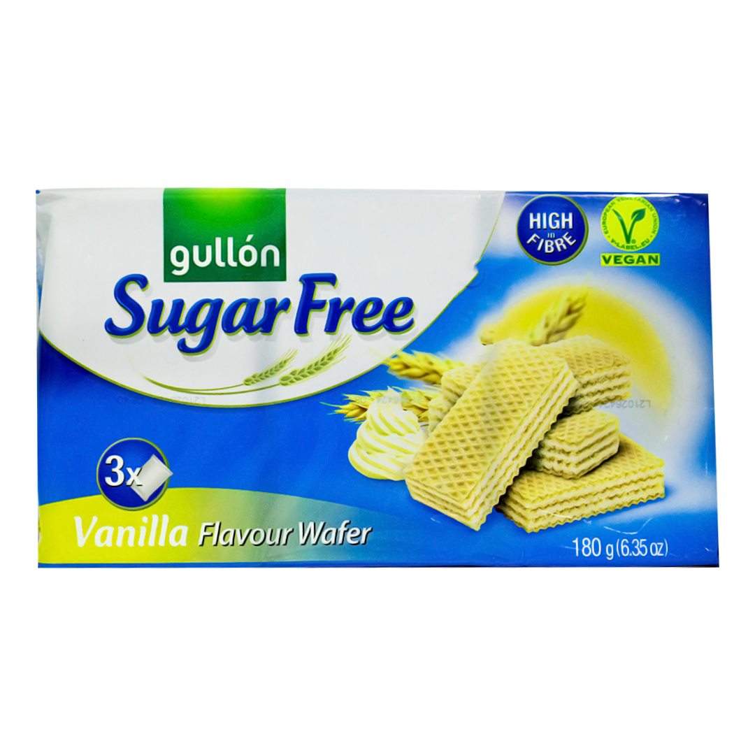 Gullon sugar-free vanilla flavoured biscuits 180g