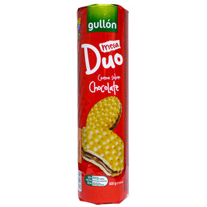 Gullon mega duo chocolate flavor cream biscuit 500g