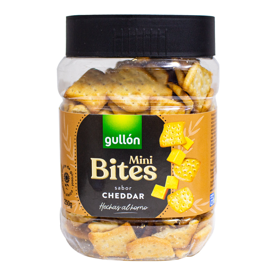 Gullon mini bites cheddar biscuits 250g