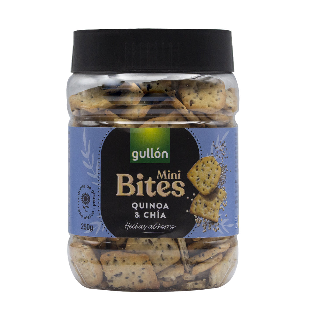 Gullon mini bites quinoa and chia biscuits 250g