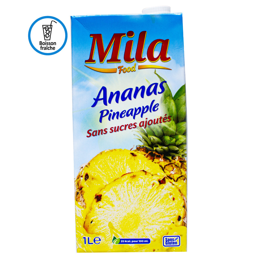 Mila food pineapple juice no added sugar 1l