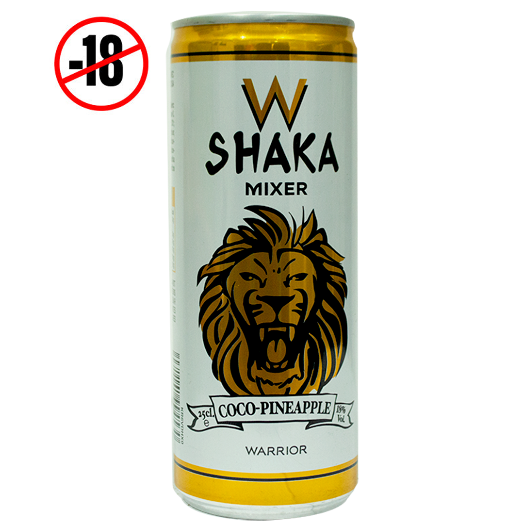 Shaka Warrior Coconut Pineapple Vodka 18% 250ml