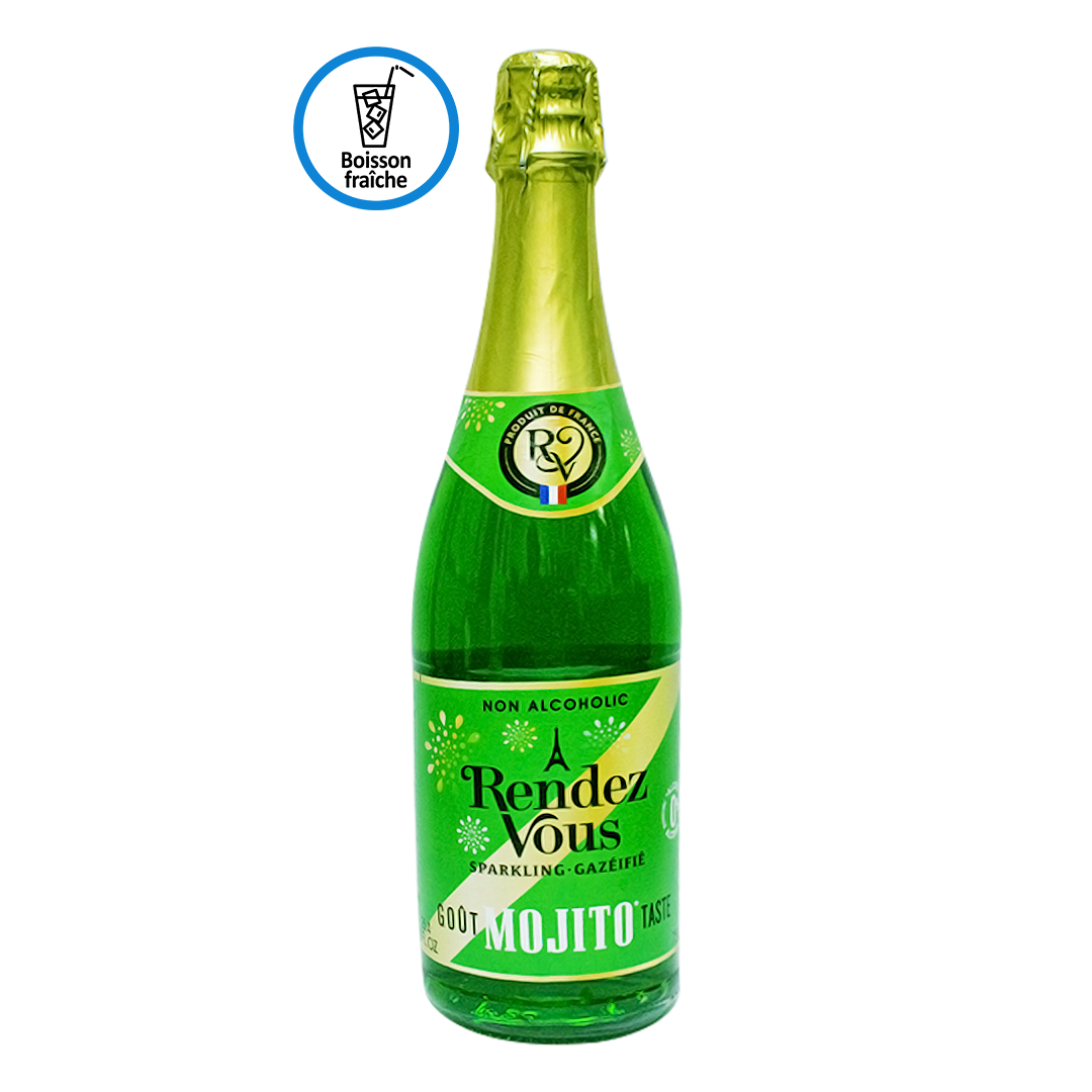 Rendez-Vous Non-Alcoholic Sparkling Mojito Flavor Wine 750ml