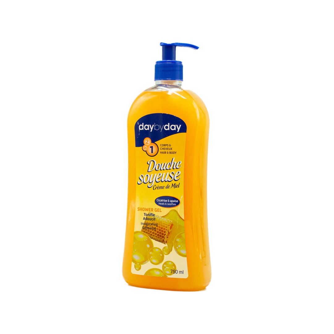 Day by day honey cream shower gel for body and hair 750ml