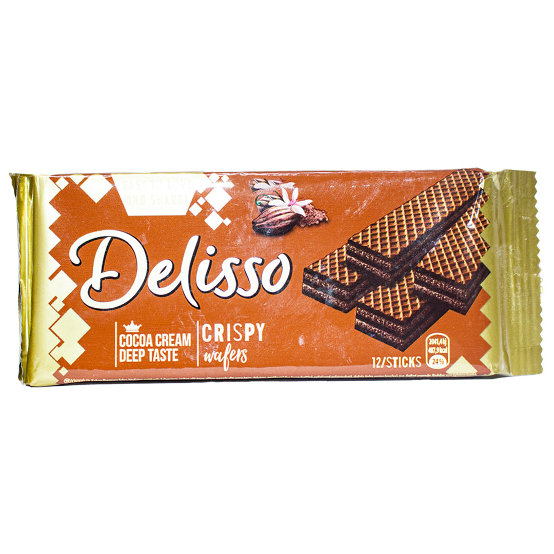 Delisso crispy wafers deep cocoa cream flavor 55g