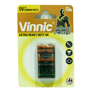 Vinnic Battery 9V Model 6F22